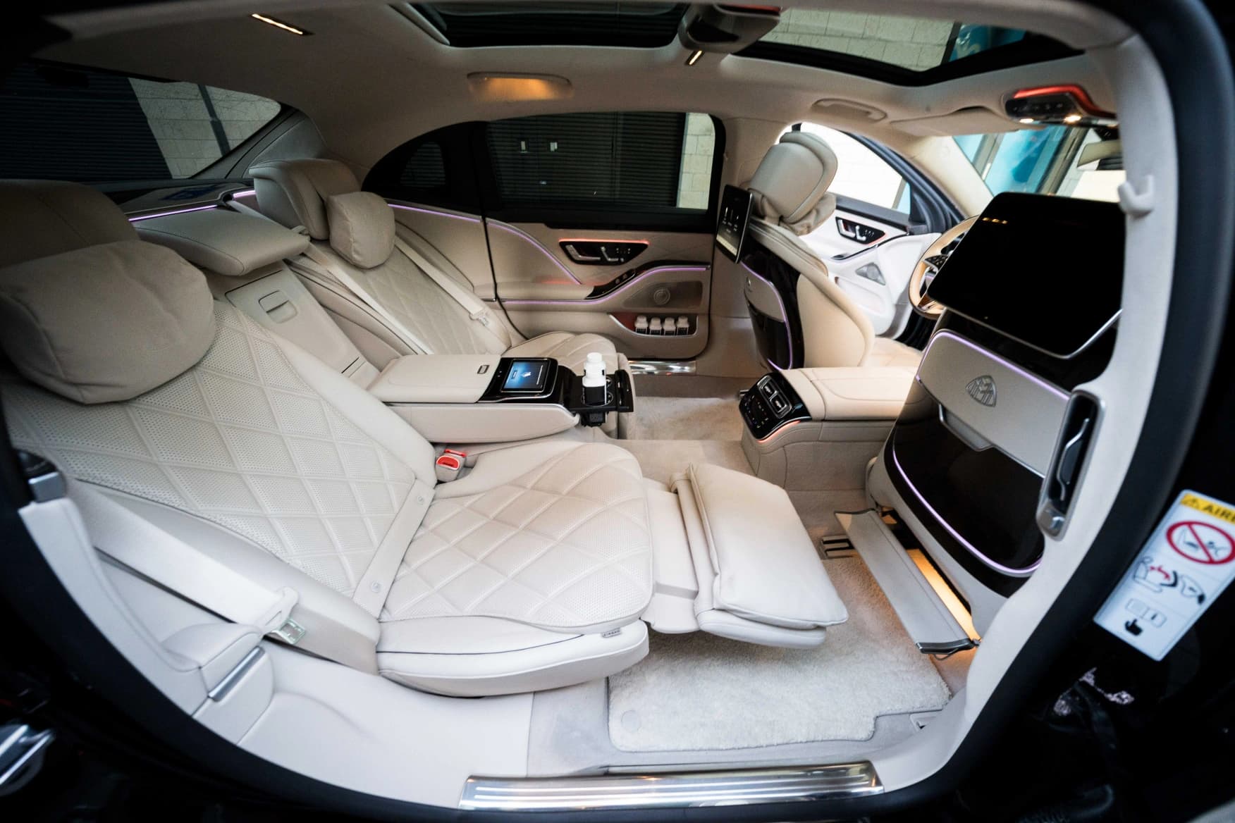 Mercedes-Maybach chauffeur car for VIP transfers in Amsterdam