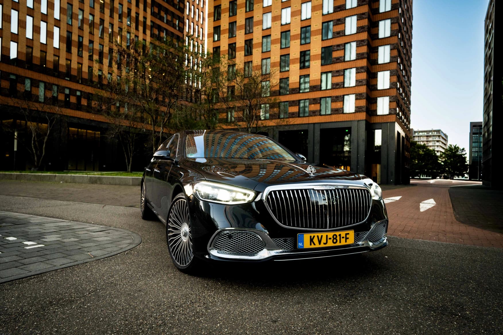Mercedes-Maybach chauffeur car for VIP transfers in Amsterdam