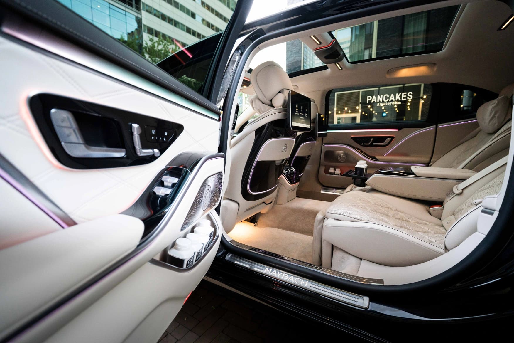 Mercedes-Maybach chauffeur car for VIP transfers in Amsterdam