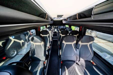 Mercedes Sprinter 20-seater minibus for group transfers in Amsterdam