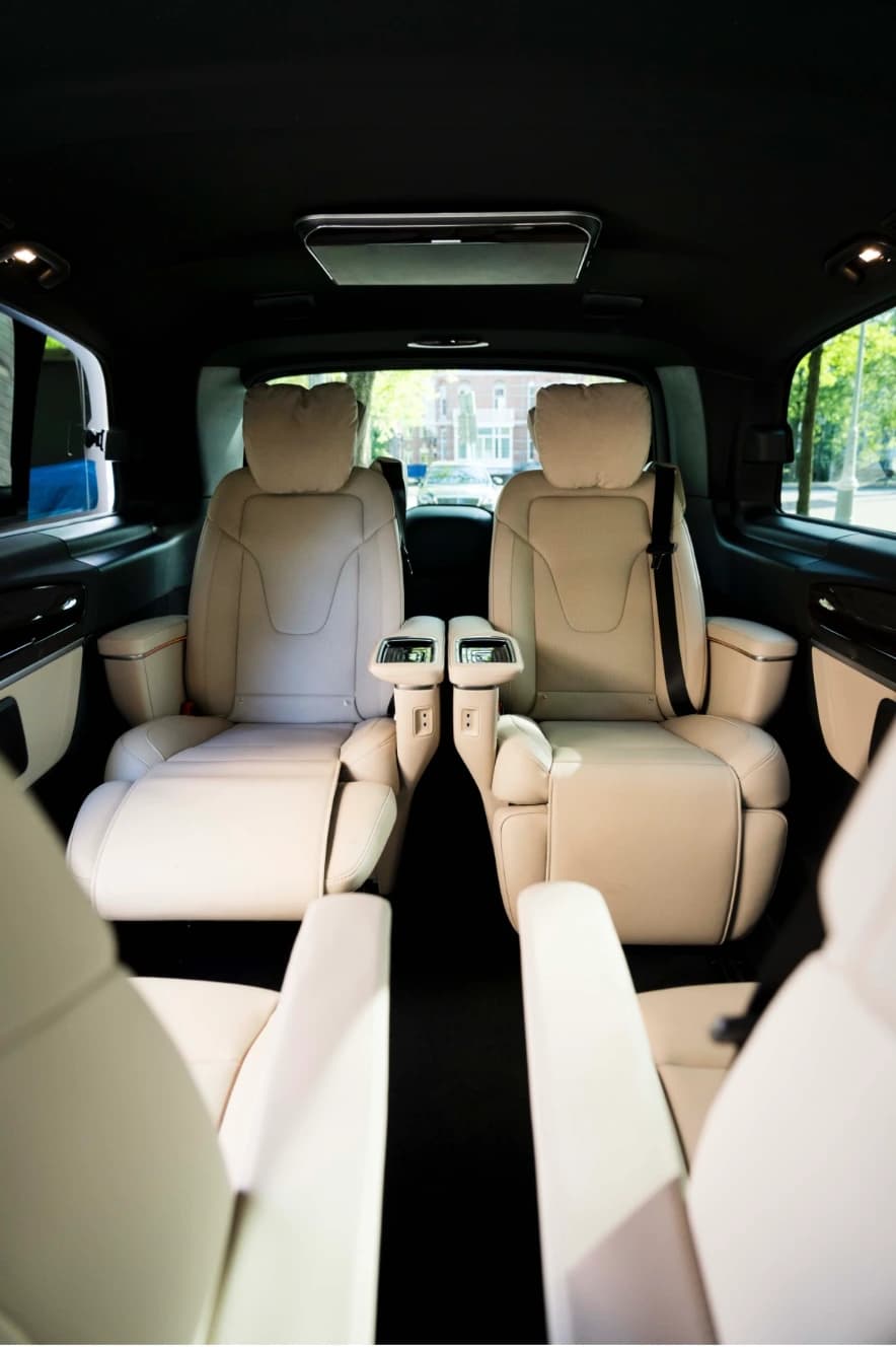 Mercedes V-Class 5-seater for luxury group transfers in Amsterdam