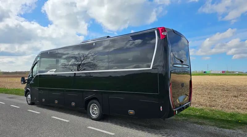 Interior of the Iveco Bus with comfortable seating